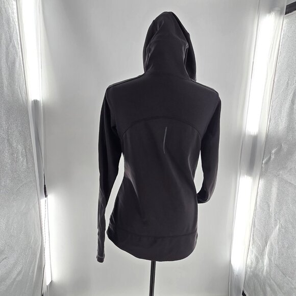 Athleta Stowe Hoodie Women's‎  XS Black Balaclava Pullover Zip Pocket Athleisure - Picture 6 of 12